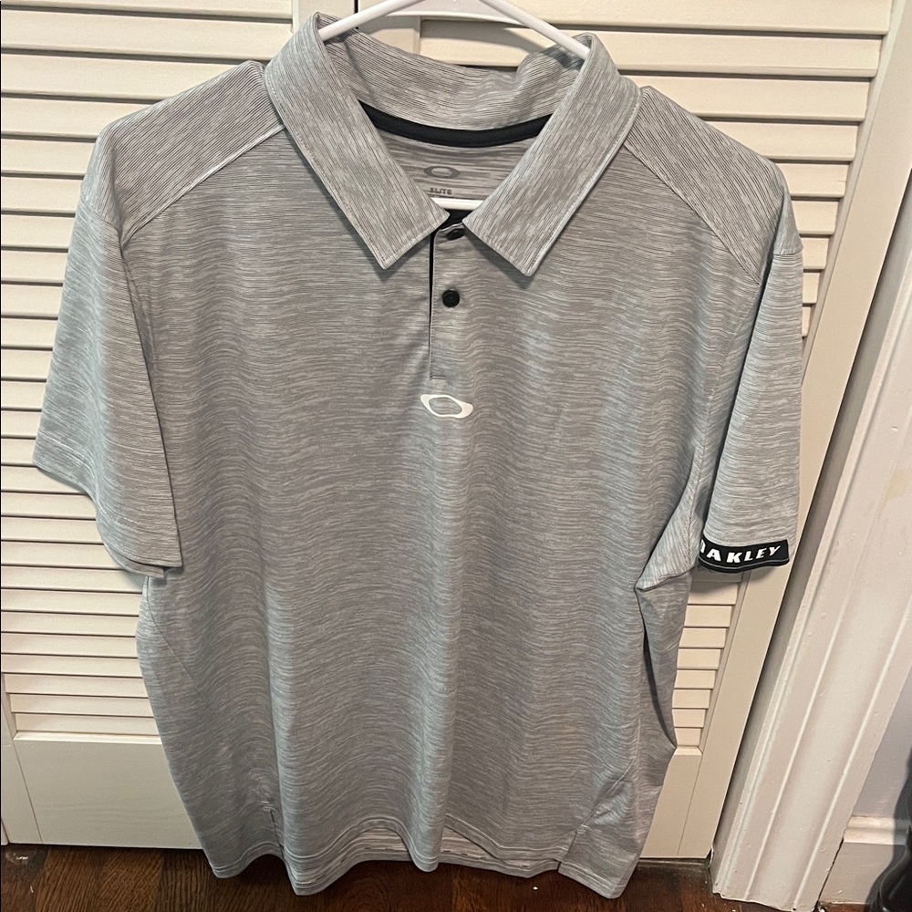 Oakley Light Gray Polo Shirt for Men